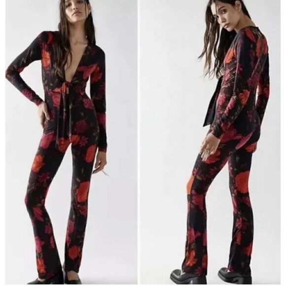 Free People - Flora Printed Catsuit size S - Picture 2 of 9
